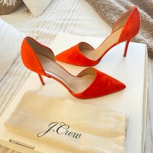 J Crew D’orsey Suede Pump